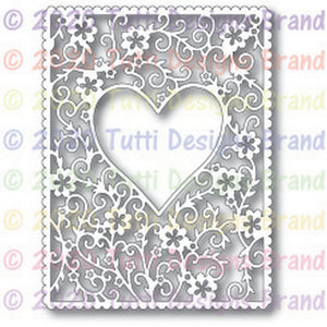 TUTTI-636 Floral Heart Frame
