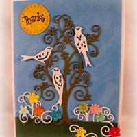 TUTTI-161 Scrolly Bird Tree