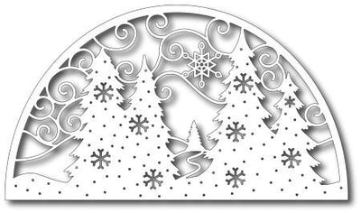 TUTTI-130 Fir Trees Arch Scene