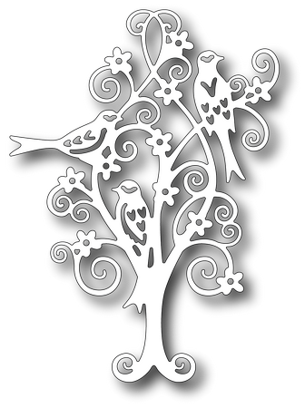 TUTTI-161 Scrolly Bird Tree