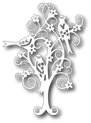 TUTTI-161 Scrolly Bird Tree