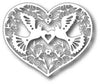TUTTI-200 Dove Love Heart