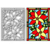 TUTTI-406 Poinsettia Stained Glass