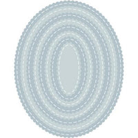 TUTTI-417 Scalloped Stitched Nesting Ovals