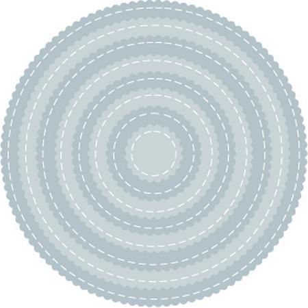 TUTTI-419 Scalloped Stitched Nesting Circles