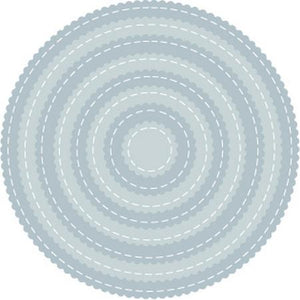TUTTI-419 Scalloped Stitched Nesting Circles