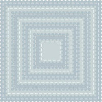 TUTTI-420 Scalloped Stitched Nesting Squares