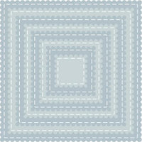 TUTTI-420 Scalloped Stitched Nesting Squares