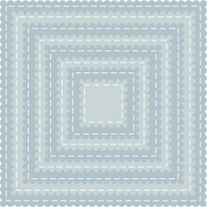 TUTTI-420 Scalloped Stitched Nesting Squares