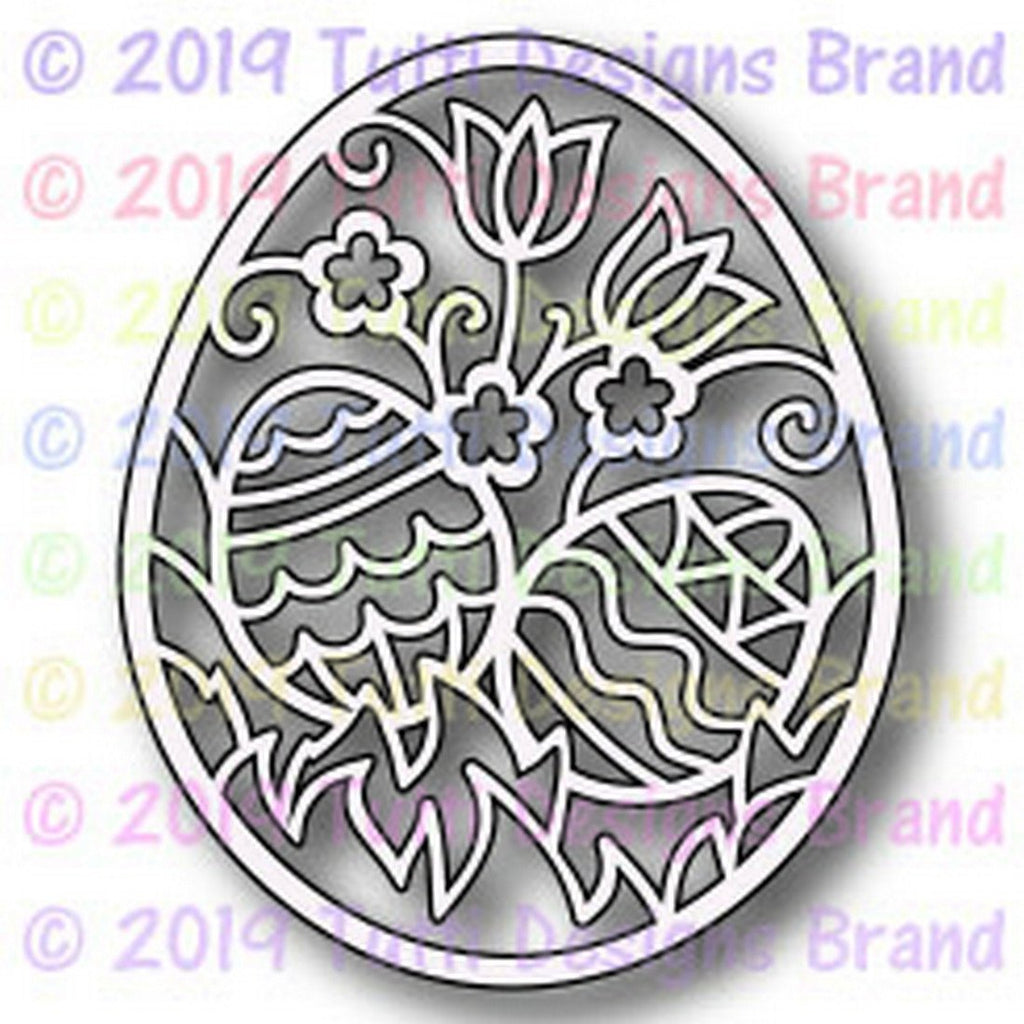 TUTTI-501 Floral Easter Egg