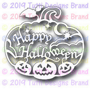 TUTTI-560 Happy Halloween Pumpkin