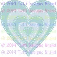 TUTTI-613 Cross Stitch Hearts
