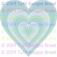 TUTTI-613 Cross Stitch Hearts