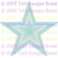 TUTTI-614 Cross Stitch Stars