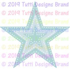TUTTI-614 Cross Stitch Stars