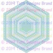 TUTTI-615 Cross Stitch Hexagons