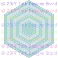 TUTTI-616 Stitched Hexagons