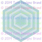 TUTTI-616 Stitched Hexagons
