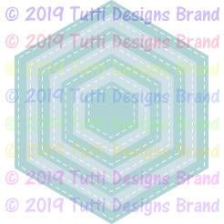 TUTTI-616 Stitched Hexagons