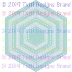 TUTTI-616 Stitched Hexagons