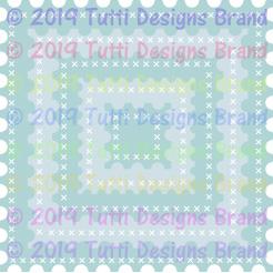TUTTI-617 Cross Stitch Postage
