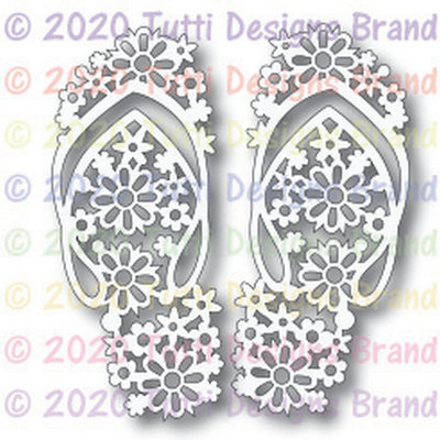 TUTTI-625 Floral Flip Flops