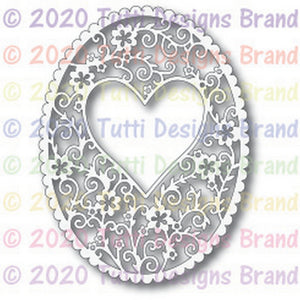 TUTTI-637 Oval Heart Frame