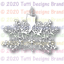 TUTTI-642 Poinsettia Candle