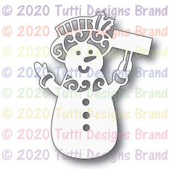 TUTTI-662 Snowman Silhouette