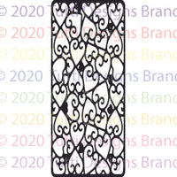 TUTTI-669 Slimline - Hearts Background