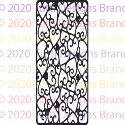 TUTTI-669 Slimline - Hearts Background