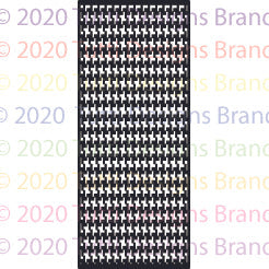 TUTTI-671 Slimline - Houndstooth Background