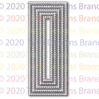 TUTTI-687 Slimline - Zig Zag Stitched Frames