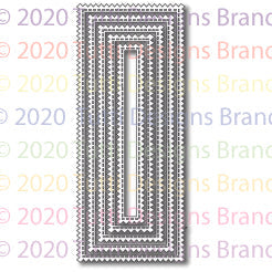 TUTTI-687 Slimline - Zig Zag Stitched Frames