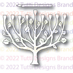 TUTTI-755 Leafy Menorah